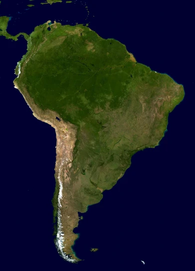 a satellite view of the south and central america, an album cover, flickr, renaissance, steam workshop maps, profile image
