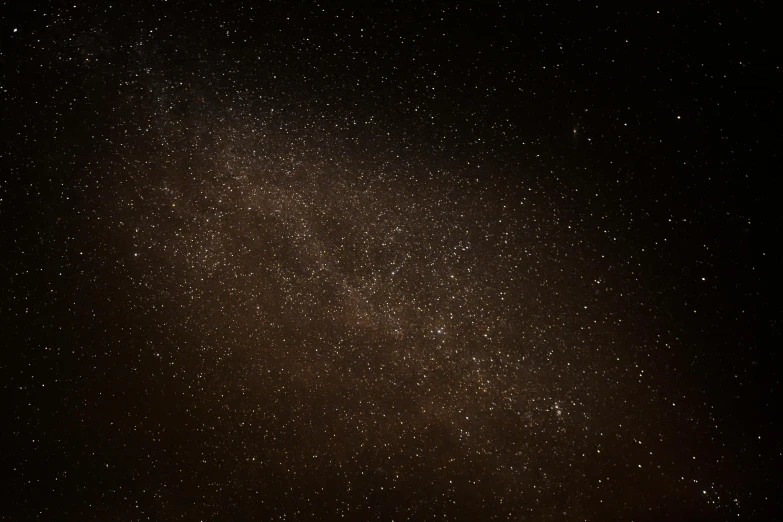 a dark sky filled with lots of stars, pexels, light and space, gradient brown to white, dust particle, rectangle, brown