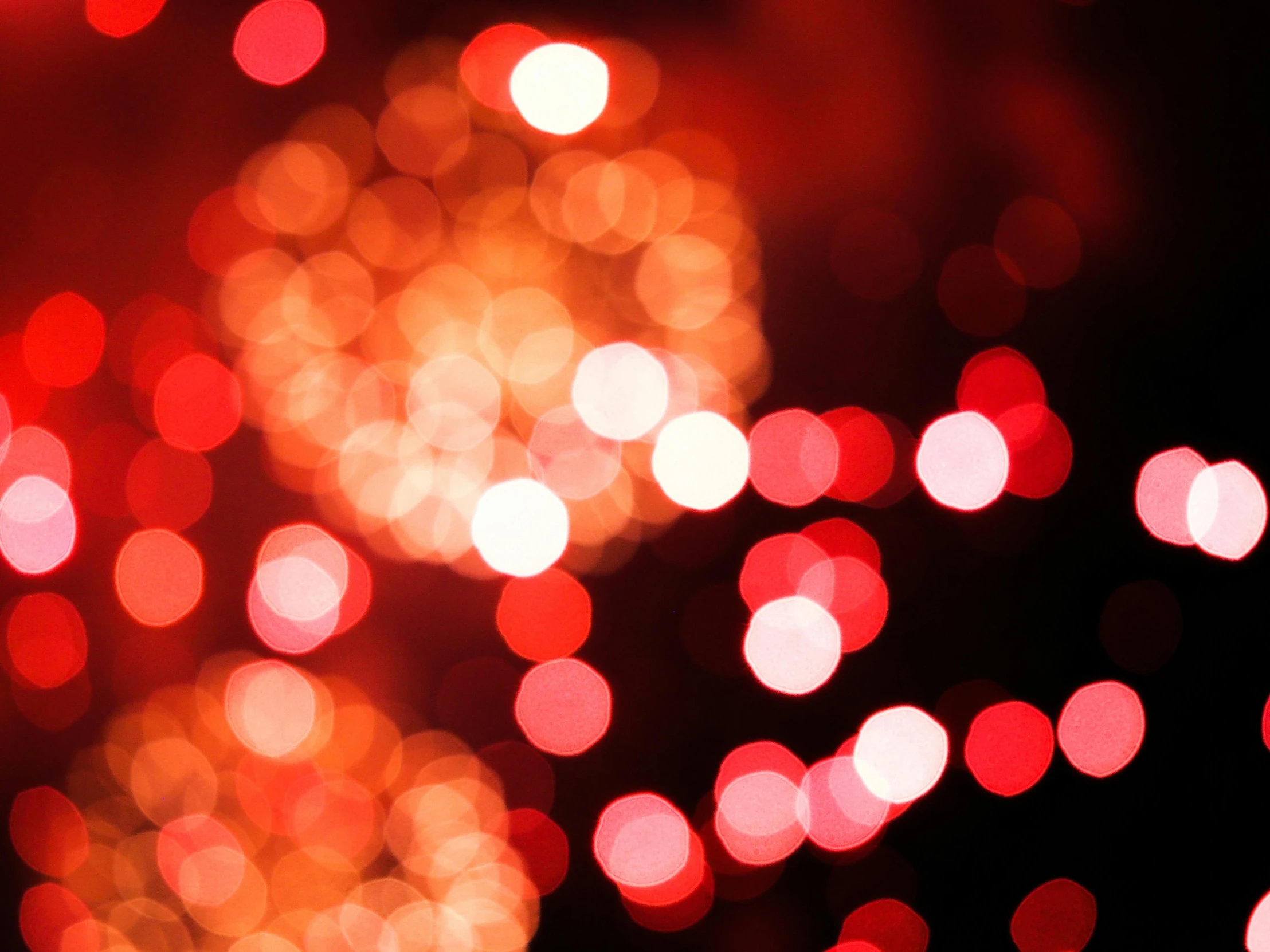 a bunch of red and white lights in the dark, by Caroline Mytinger, pexels, abstract expressionism, bokeh dof sky, 15081959 21121991 01012000 4k
