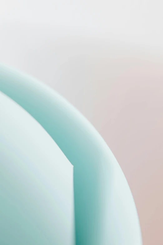 a close up of a piece of paper on a table, abstract art, soft cool colors, smooth curvilinear design, detailed product image, armchairs