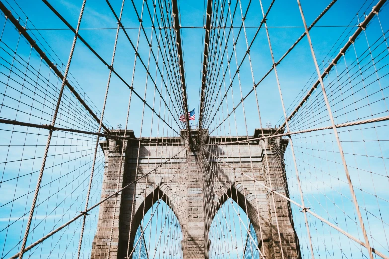 a view of the brooklyn bridge from below, pexels contest winner, 🚿🗝📝