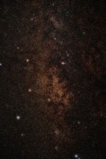 a dark sky filled with lots of stars, by Daniel Seghers, 8k detail post processing, brown ) ), middle close up, coloured