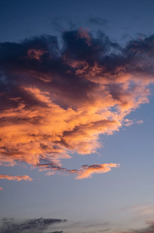 there is a plane that is flying in the sky, by Linda Sutton, unsplash, romanticism, beautiful new mexico sunset, color ( sony a 7 r iv, cumulus, upclose