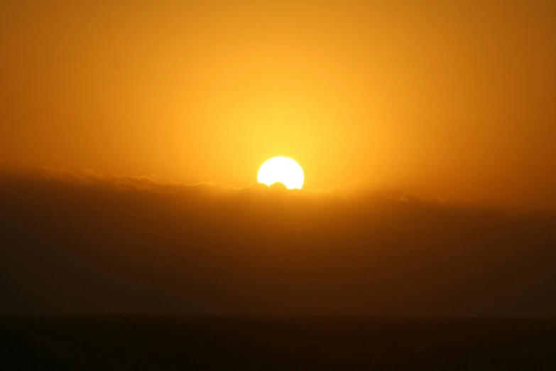 the sun is setting over the horizon of the ocean, pexels, yellow, egypt, digital photo, may 1 0