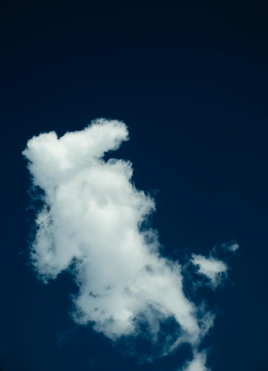 a white cloud is in the blue sky, by Neil Blevins, minimalism, subject: dog, toxic clouds, high-resolution, 15081959 21121991 01012000 4k