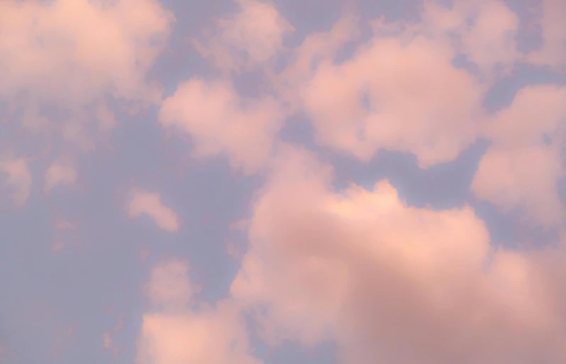 a plane flying through a cloudy blue sky, inspired by Anna Füssli, pastel pink skin tone, daylight made in blender, at gentle dawn pink light, glazed
