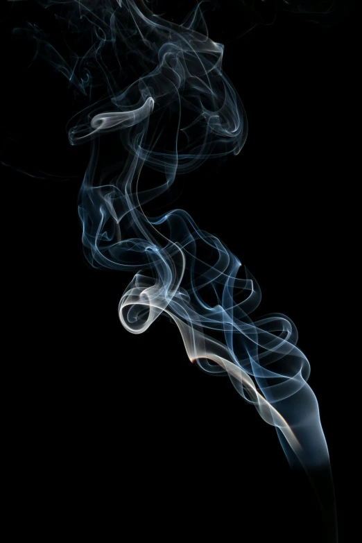 a cigarette with smoke coming out of it, by Greg Rutkowski, pexels, process art, wispy tendrils of smoke, paul barson, high quality photo, light and dark