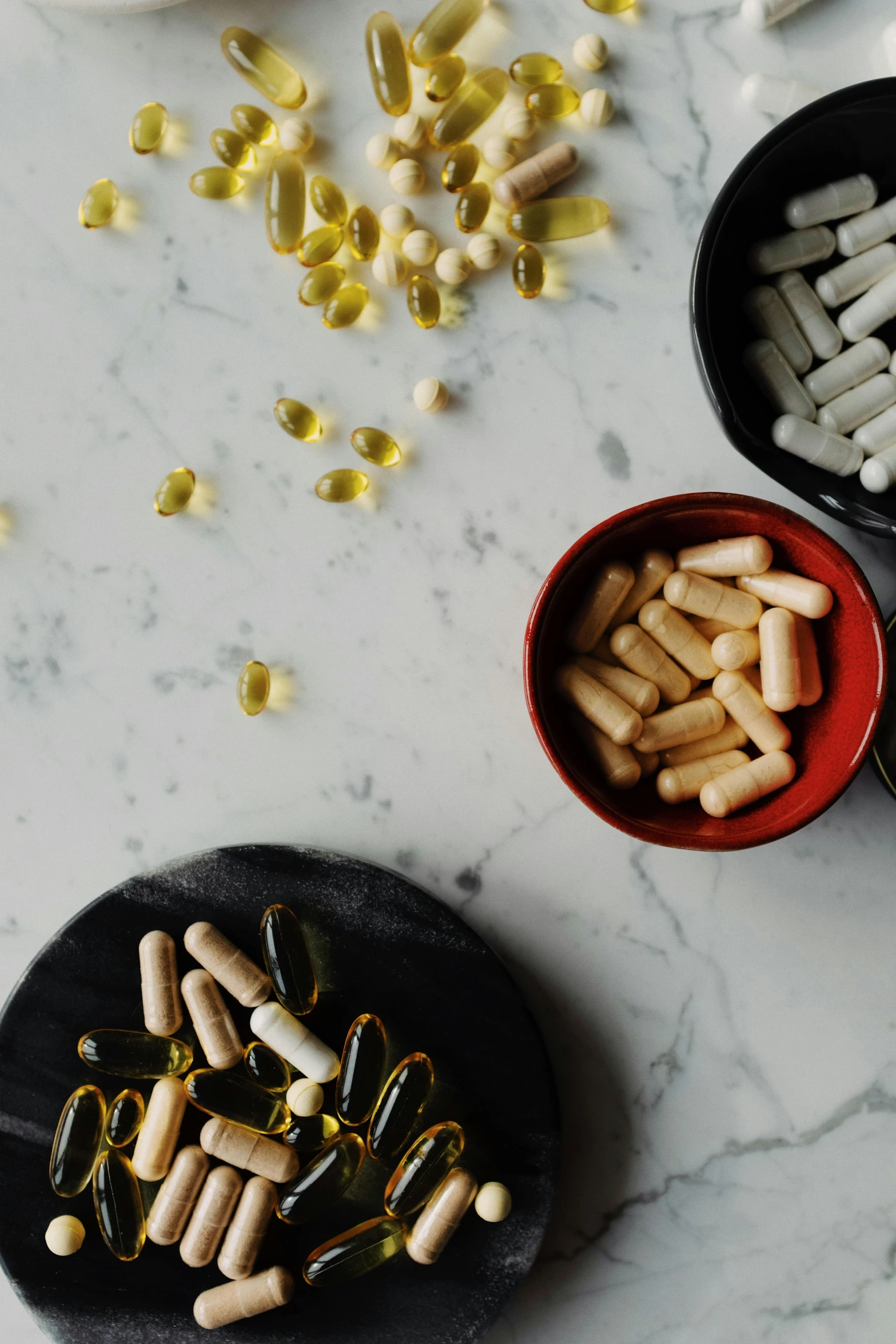 a table topped with lots of different types of pills, unsplash, renaissance, “ iron bark, epicurious, paul barson, vanilla