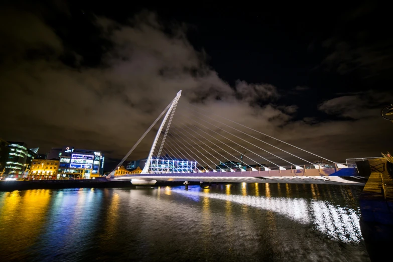 the samuel samuel samuel samuel samuel samuel samuel samuel samuel samuel samuel samuel samuel samuel samuel samuel samuel, inspired by Mór Than, pexels contest winner, hurufiyya, 1 glowing bridge crossing river, thumbnail, skyline showing, 2 4 mm wide angle