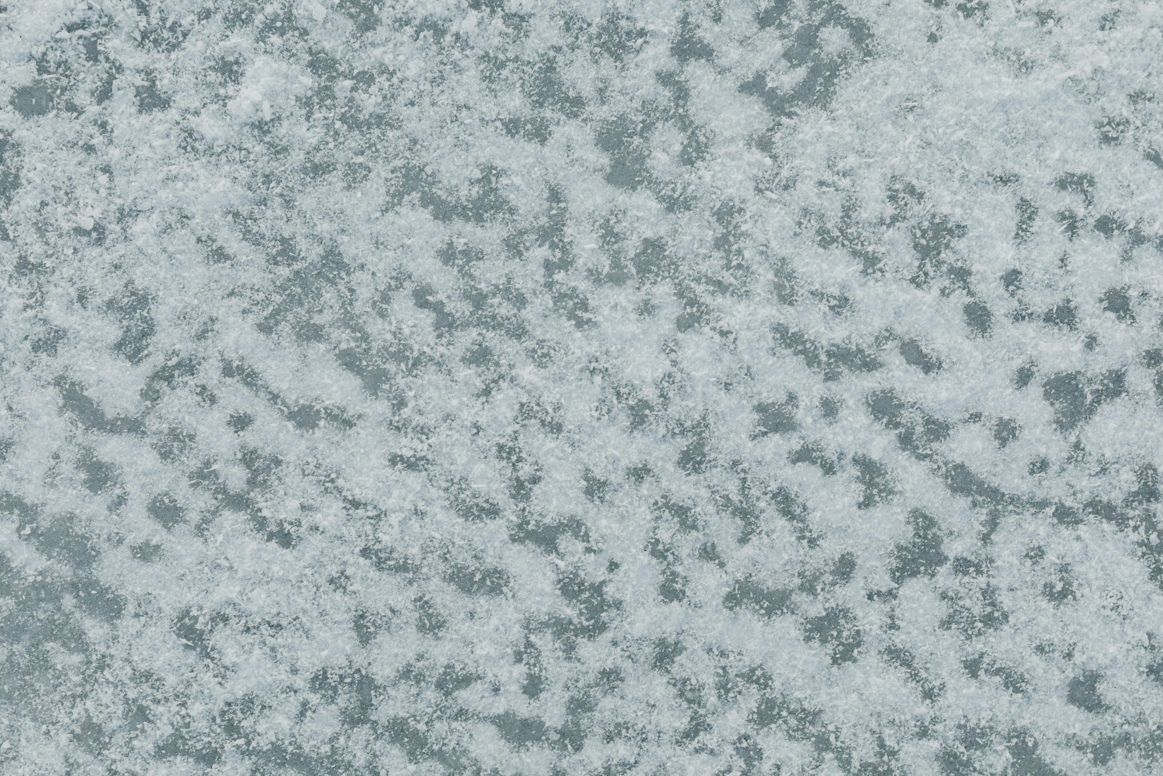 a close up of a snow covered surface, a stipple, inspired by Vija Celmins, tonalism, light blue mist, muted green, aluminum, computer generated