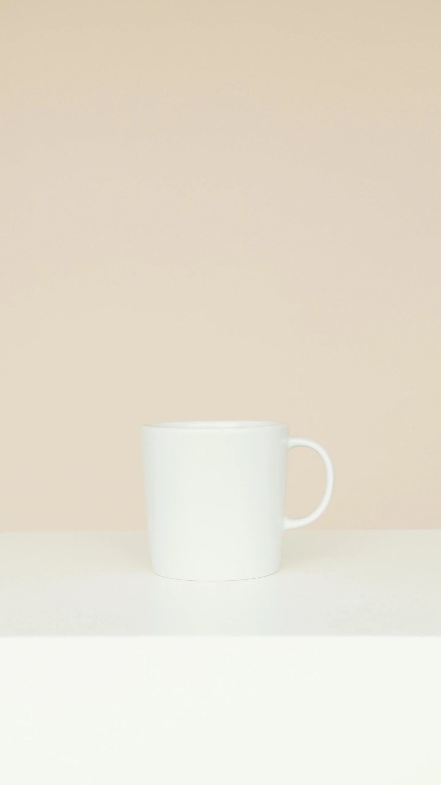 a white cup sitting on top of a white shelf, by Harvey Quaytman, minimalism, square, malt, fine background proportionate, cascadian