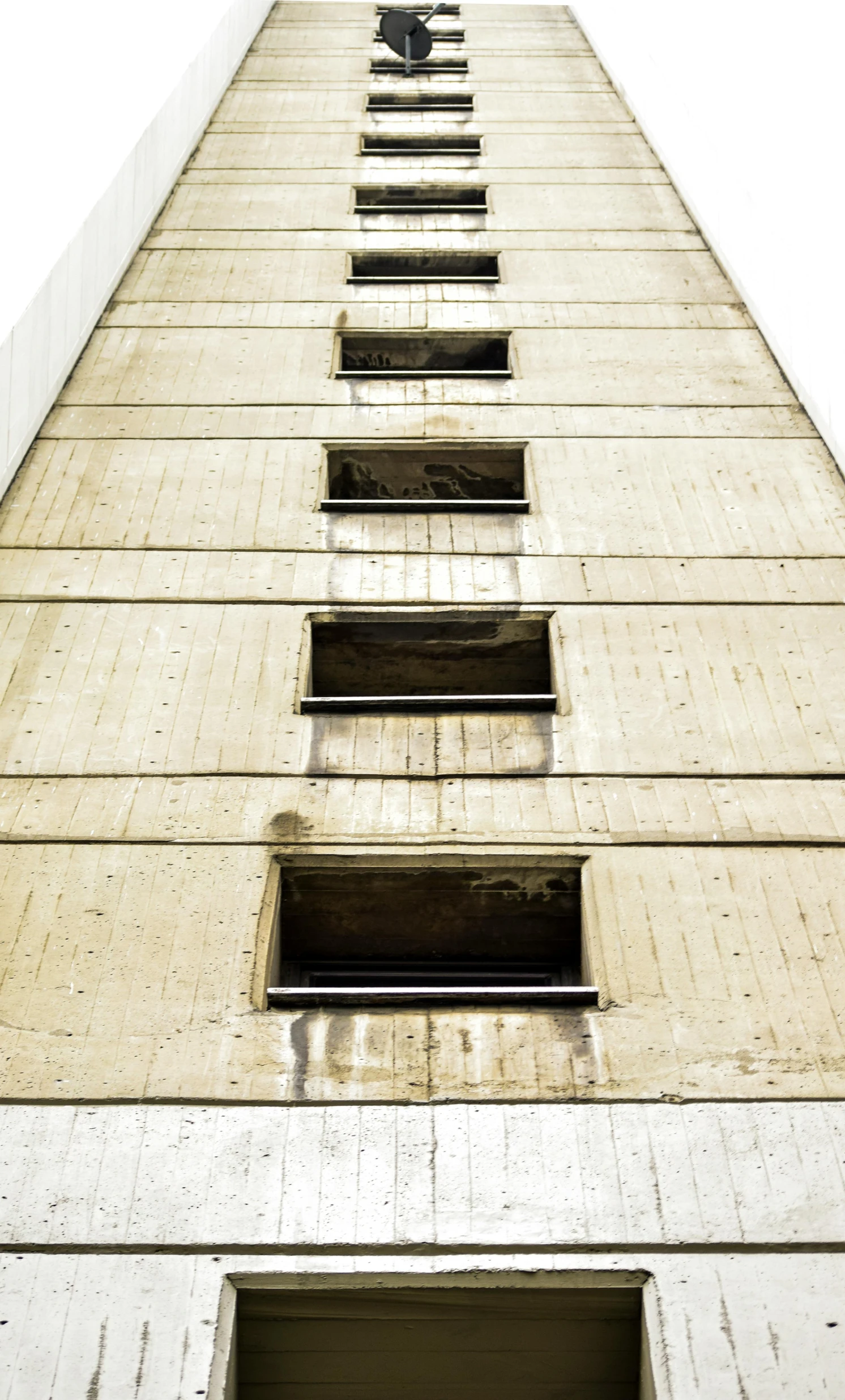 a tall building with a bunch of windows, an album cover, inspired by Robert Bechtle, unsplash, brutalism, sewage falling from grates, closeup photograph, 15081959 21121991 01012000 4k, july 2 0 1 1