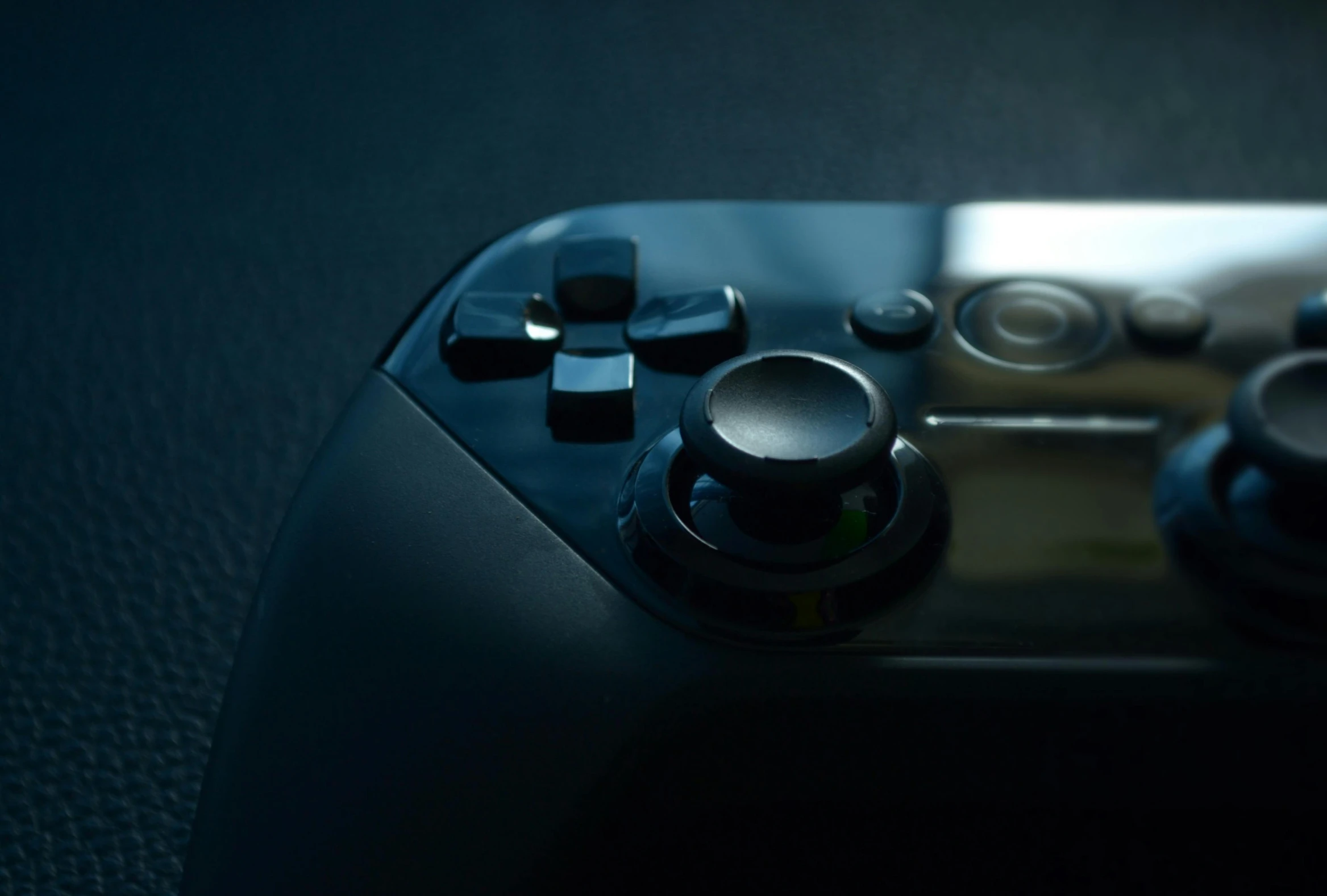 a close up of a video game controller, pexels, conceptual art, square enix, steam deck, black interface, instagram post