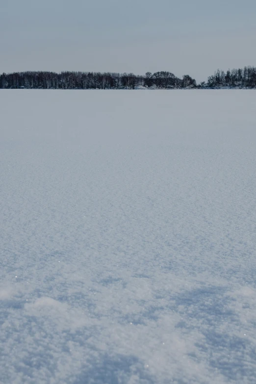 a red fire hydrant sitting in the middle of a snow covered field, inspired by Eero Snellman, land art, partly sunken! in the lake!, distant - mid - shot, crystal lake, grey