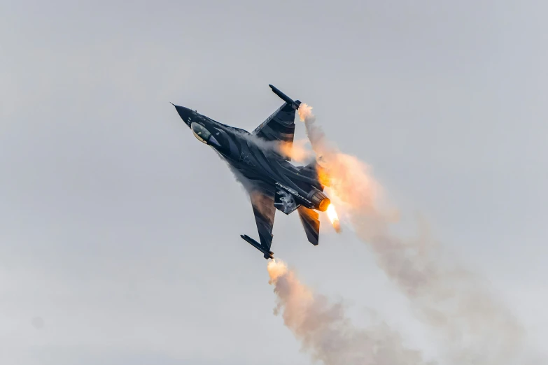 a fighter jet flying through a cloudy sky, pexels contest winner, hurufiyya, muzzle flash, norwegian, festivals, profile image