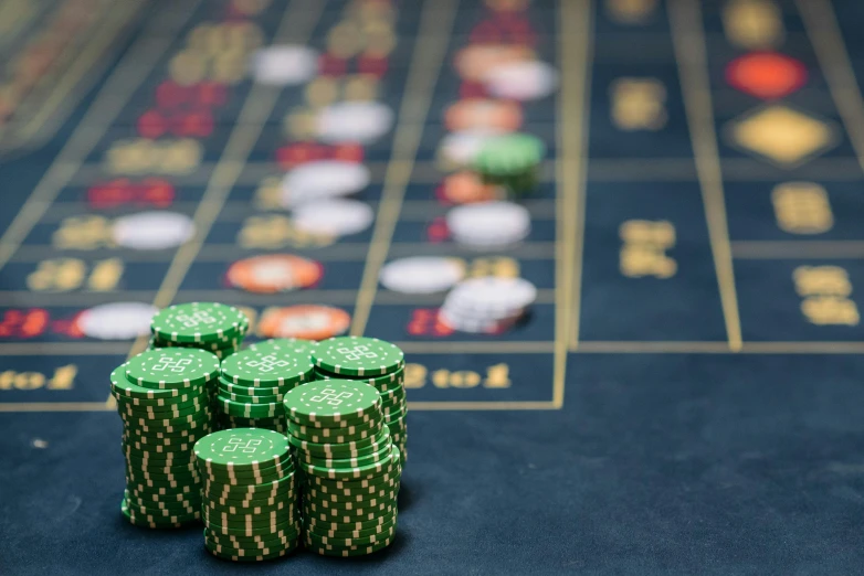 a casino table with chips on it, unsplash, visual art, fan favorite, spines and towers, professional closeup photo, thumbnail