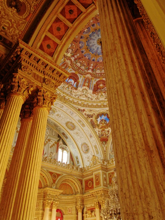 a picture of the inside of a building, baroque, spectacular details, neoclassical tower with dome, promo image, peru