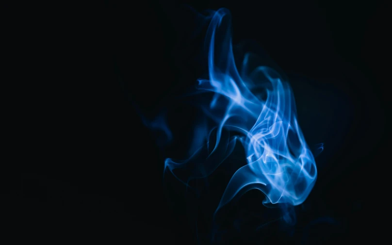 blue smoke on a black background, pexels contest winner, flames in the background, instagram post, vapourwave, plain background