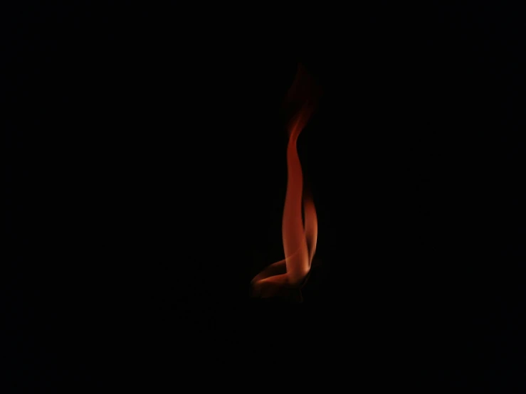 a lit candle in the dark, an album cover, by Jan Rustem, figuration libre, dark thick smokey red fire, dark orange black white red, tiny firespitter, animation still