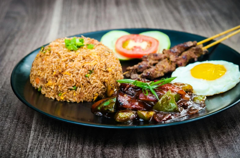 a close up of a plate of food on a table, square, nuttavut baiphowongse, background image, reggae