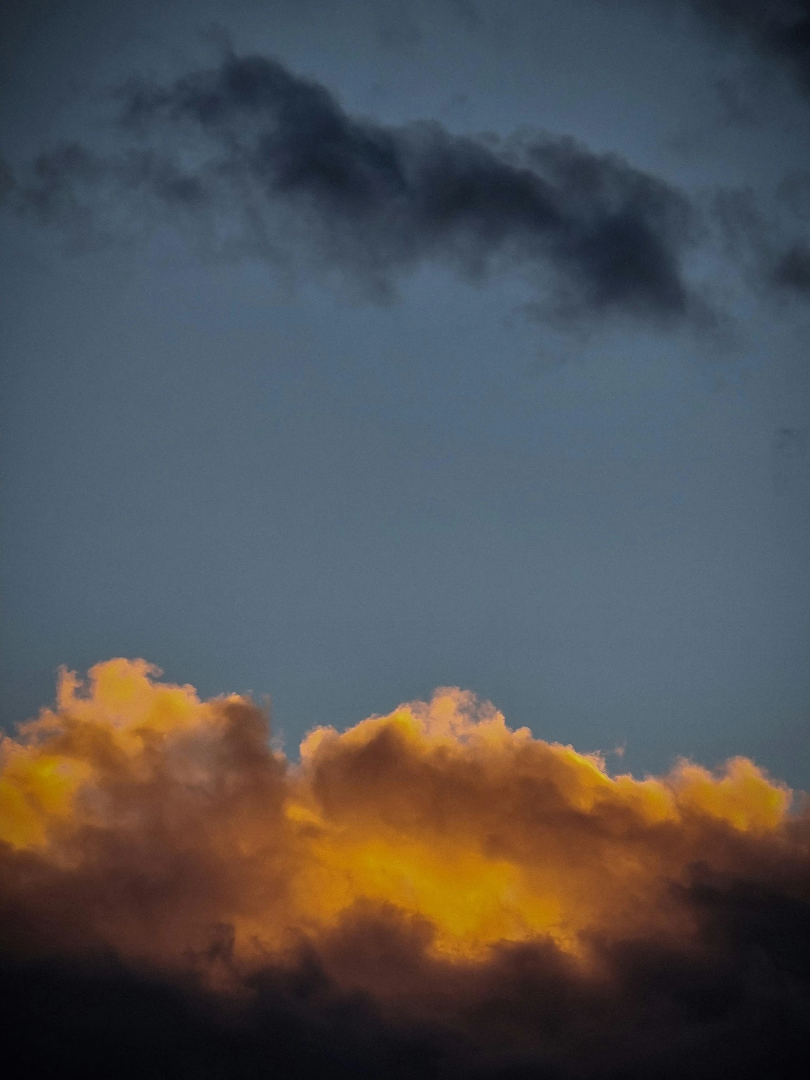 a plane flying through a cloudy sky at sunset, by Jan Tengnagel, yellow and blue, portrait photo, red cloud, ((sunset))