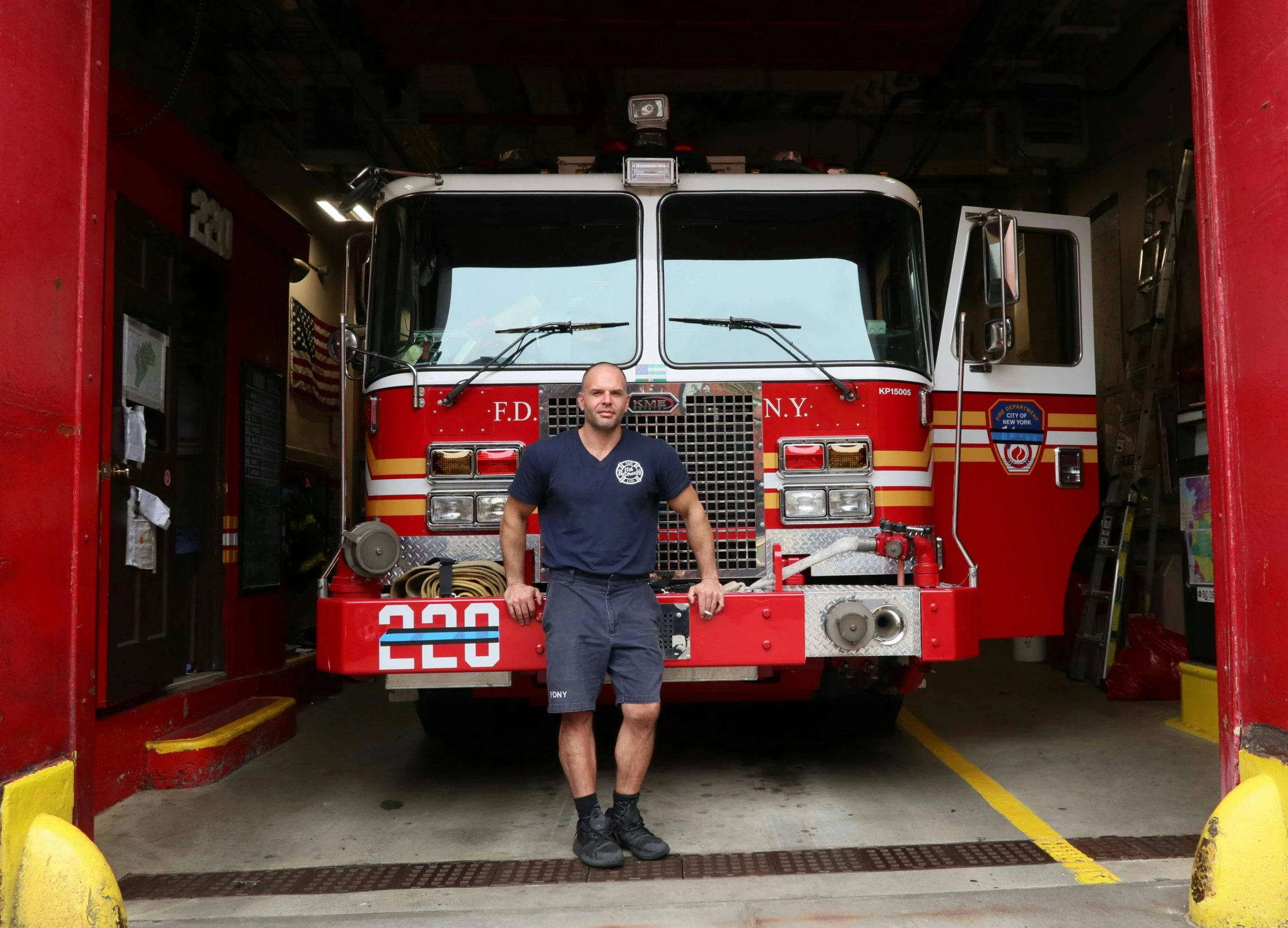 a man standing in front of a fire truck, a portrait, pexels contest winner, renaissance, humans of new york, 15081959 21121991 01012000 4k, 2 5 6 x 2 5 6 pixels, jony ive