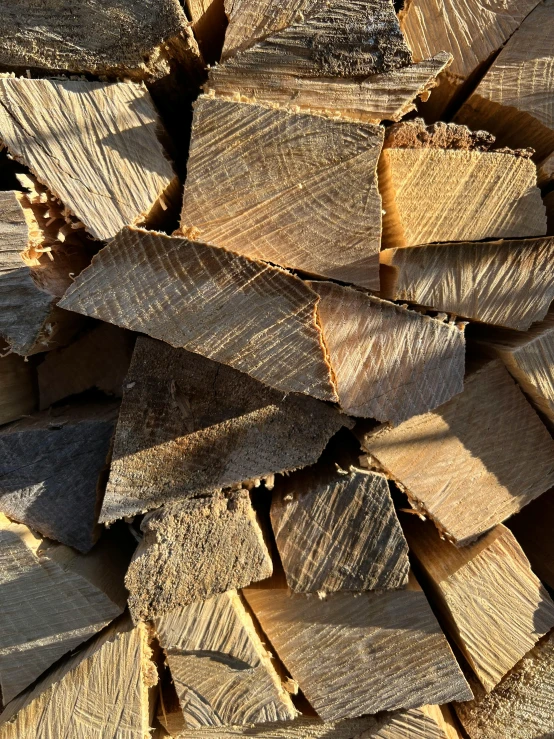 a pile of wood stacked on top of each other, by Jesper Knudsen, thumbnail, very crispy, close up photo, detailed product image