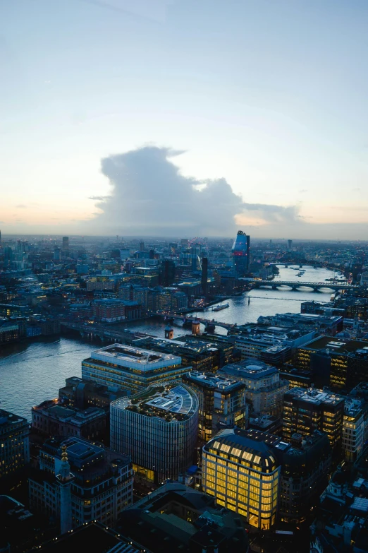 the view of london from the shard of the shard of the shard of the shard of the shard of the shard, pexels contest winner, sunset and big clouds behind her, slide show, frank gehry, overview