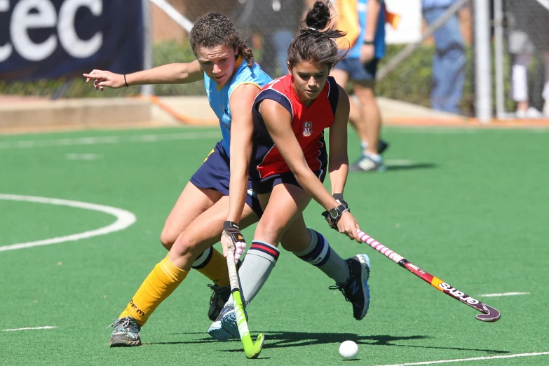 a couple of women playing a game of field hockey, 15081959 21121991 01012000 4k, lachlan bailey, icon, college girls