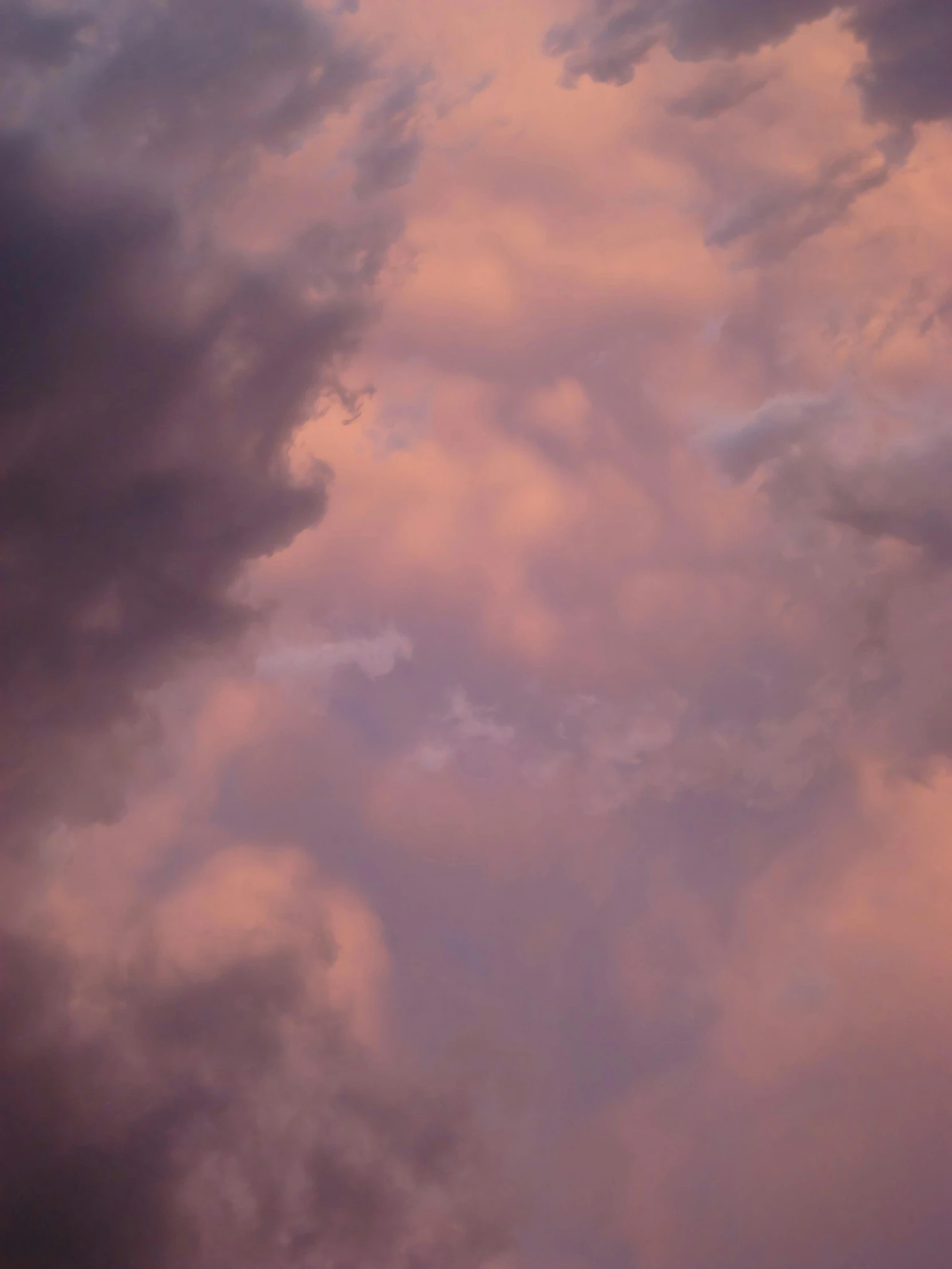 a large jetliner flying through a cloudy sky, an album cover, unsplash, romanticism, soft light 4 k in pink, ☁🌪🌙👩🏾, evening storm, alessio albi