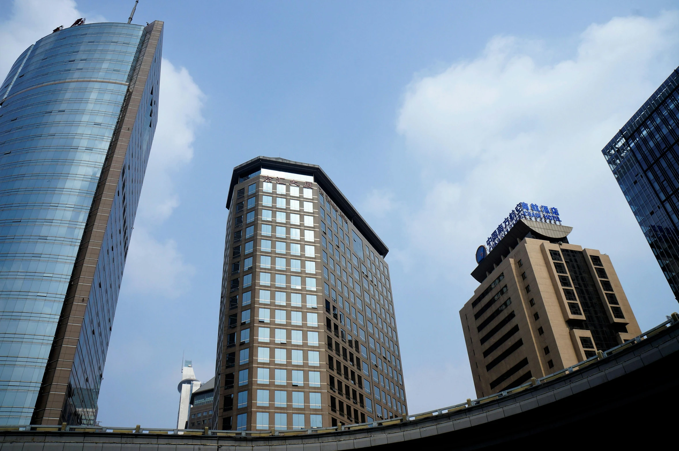 a group of tall buildings sitting next to each other, xiaoguang sun, corporate memphis, square, high-quality photo