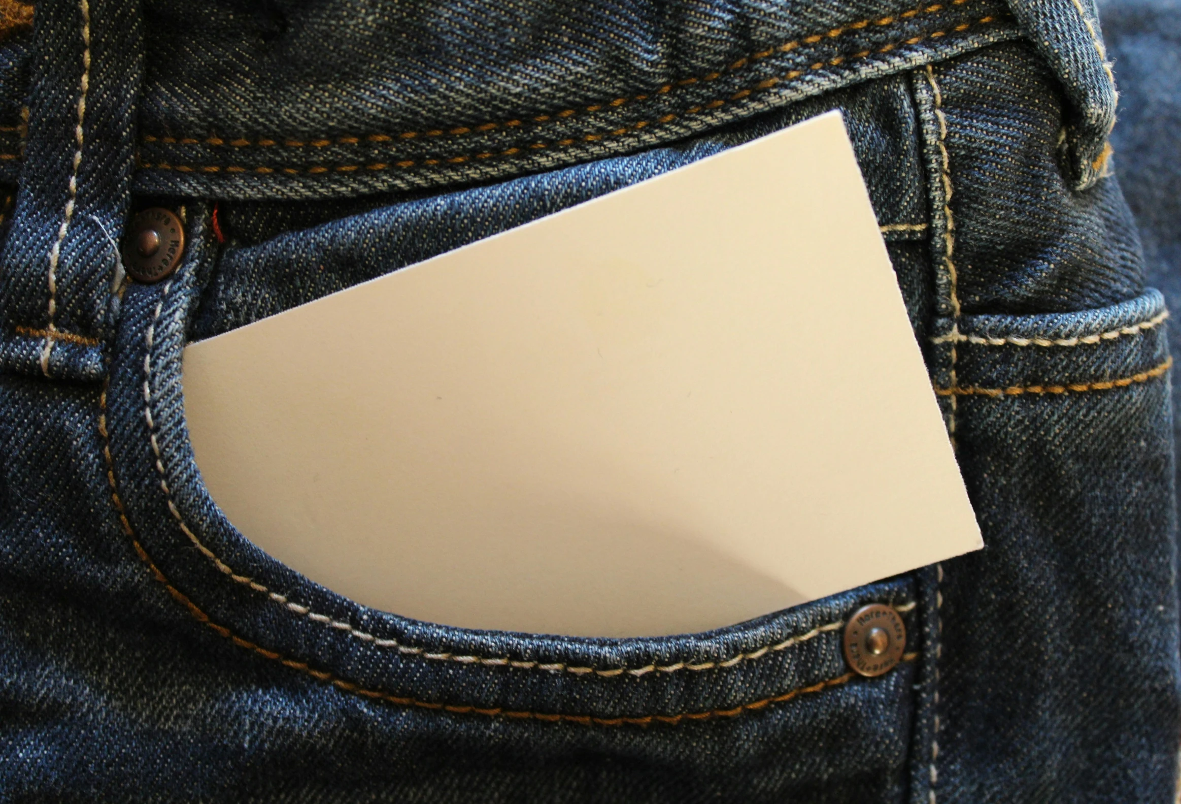 a piece of paper sticking out of the back pocket of a pair of jeans, happening, whole card, pearlescent white, promo image, holding notebook