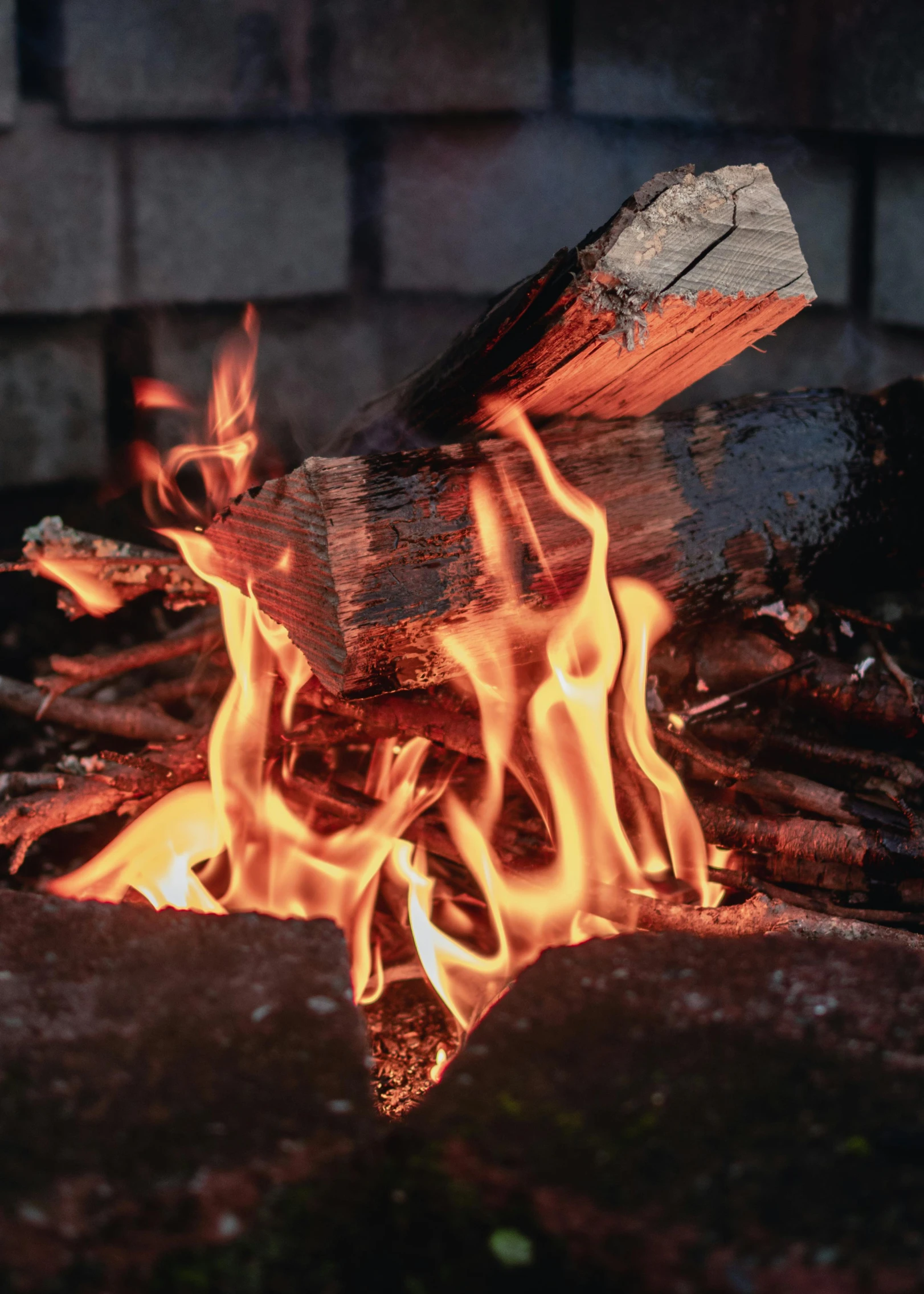 a pile of wood sitting on top of a fire pit, pexels contest winner, renaissance, geforce rtx 3090 on fire, medium close shot, cooking it up, avatar image