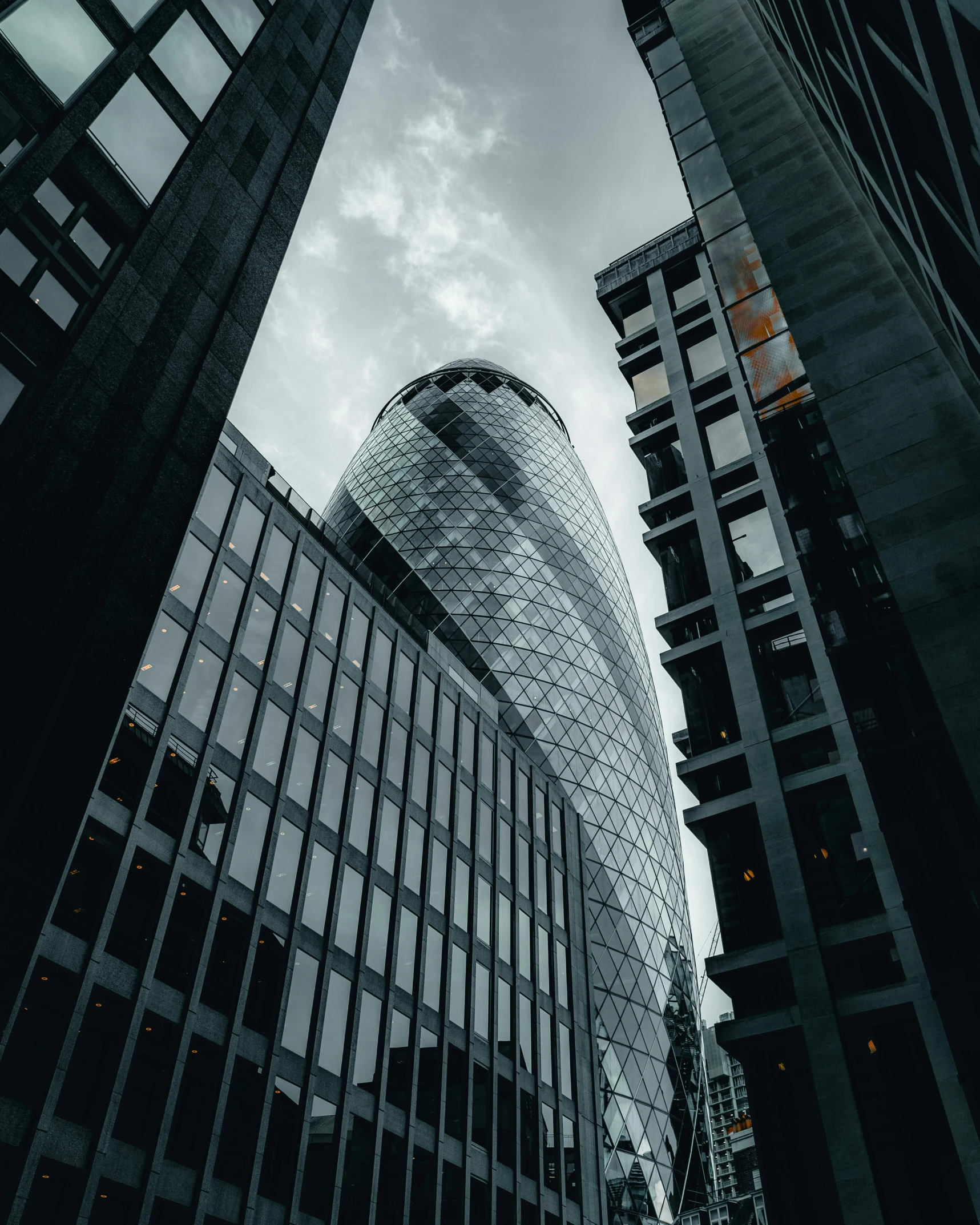 some very tall buildings in a big city, inspired by Zaha Hadid, unsplash contest winner, glass domes, in london, buildings carved out of stone, thumbnail