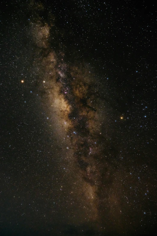 the milky shines brightly in the night sky, a portrait, by Peter Churcher, southern cross, afar, medium closeup, brown