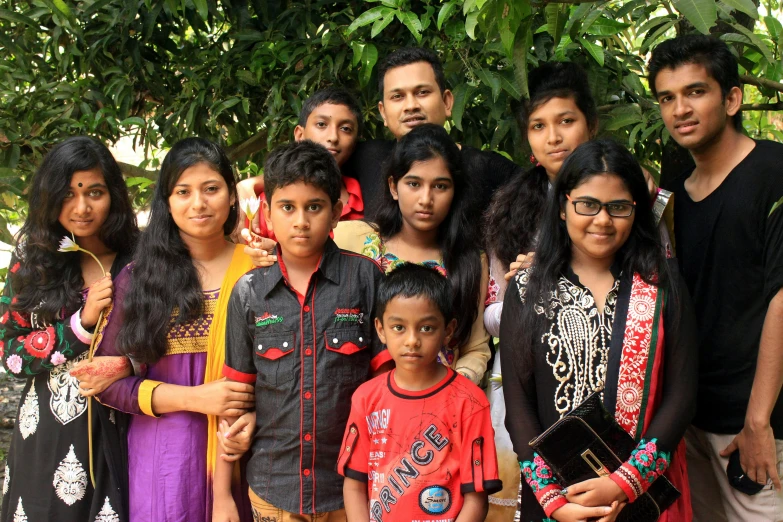 a group of people standing next to each other, hurufiyya, avatar image, bangladesh, profile photo