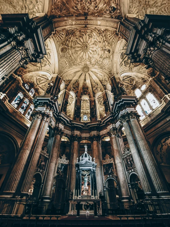 a photo of the inside of a church, an album cover, pexels contest winner, baroque, seville, youtube thumbnail, dome of wonders, profile image