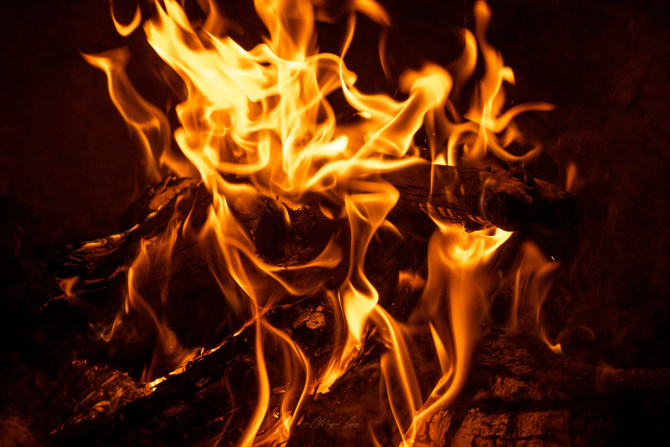 a close up of a fire in a fireplace, by Daniel Lieske, pexels, fan favorite, barrel fires and tents, avatar image