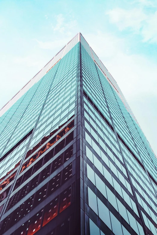 a very tall building with a lot of windows, pexels contest winner, sharp corners, sins inc skyscraper front, square lines, minneapolis