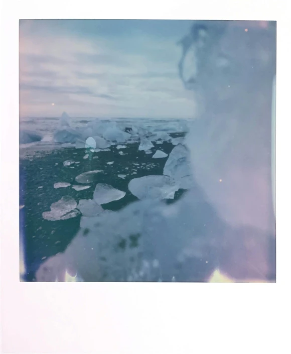 polar polar polar polar polar polar polar polar polar polar polar polar polar polar polar polar polar polar polar polar polar polar polar polar polar polar polar polar, a polaroid photo, unsplash, shot on expired instamatic film, underwater crystals, photographed on expired film, melting ice cube