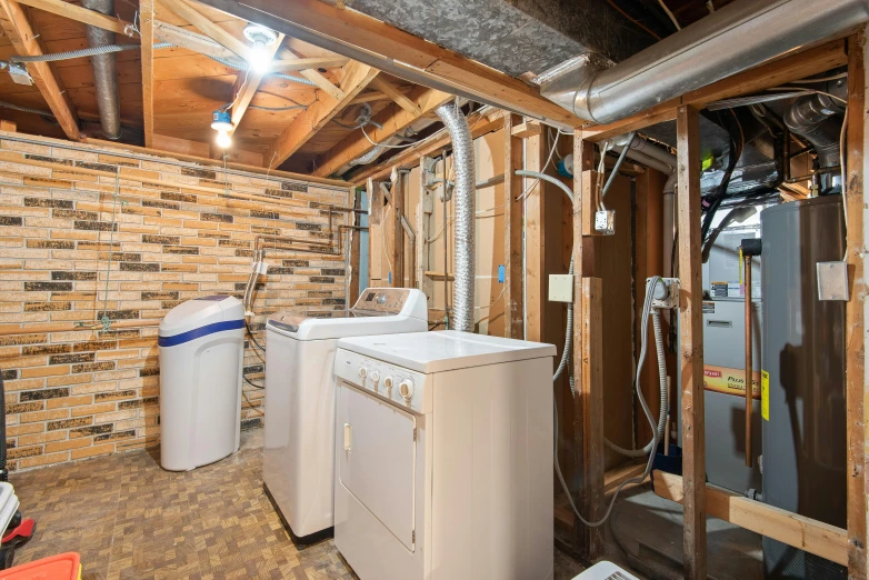 a room that has a washer and dryer in it, by Washington Allston, profile image, fan favorite, cellar, backyard