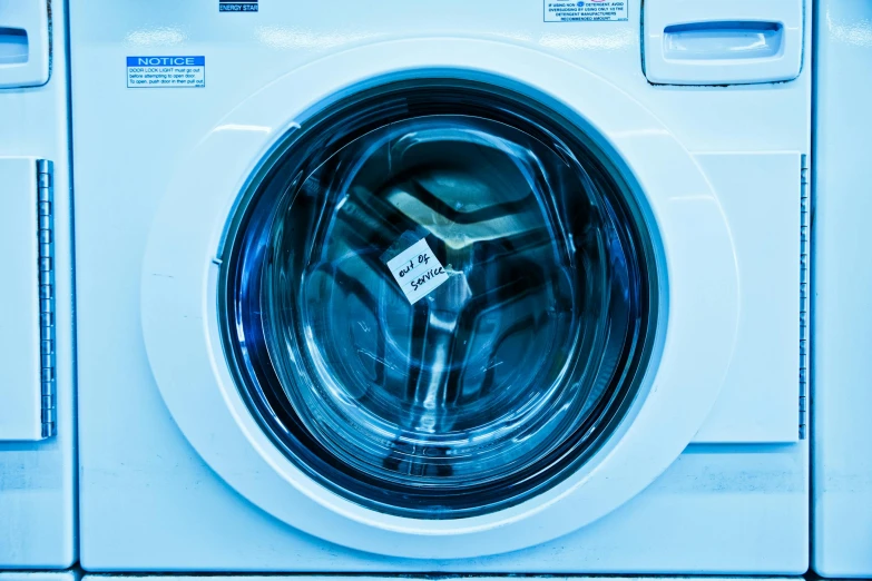 a close up of a washing machine with the door open, unsplash, bauhaus, blue, made of lab tissue, in 2 0 1 5, chemistry