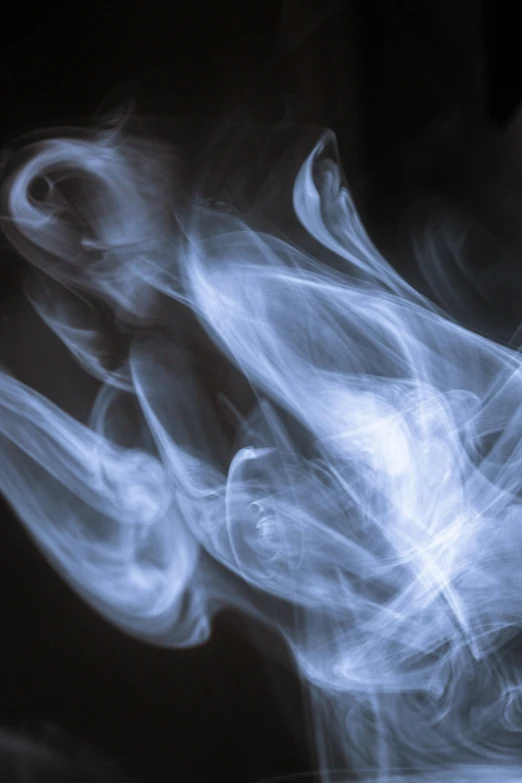 a close up of smoke on a black background, by David Donaldson, new mexico, ghosts, swoosh, joints