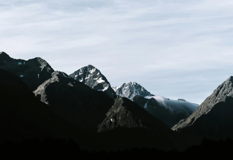 a black and white photo of a mountain range, pexels contest winner, new zeeland, brown, aaaaaaaaaaaaaaaaaaaaaa, instagram post