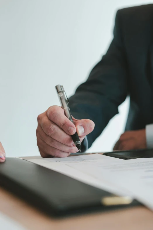 a man in a suit signing a document, pexels contest winner, renaissance, executive industry banner, medium long shot, thumbnail, chromatic