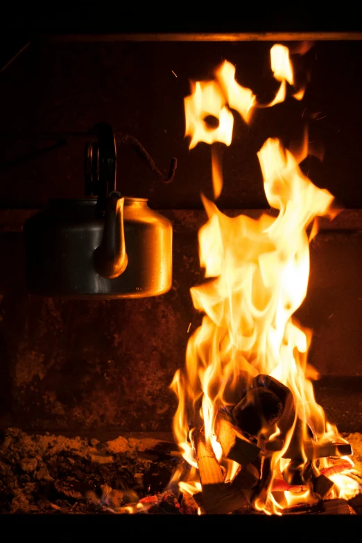 a close up of a fire in a brick oven, a portrait, pexels contest winner, conceptual art, kettle, vanilla, molten plastic, promo image