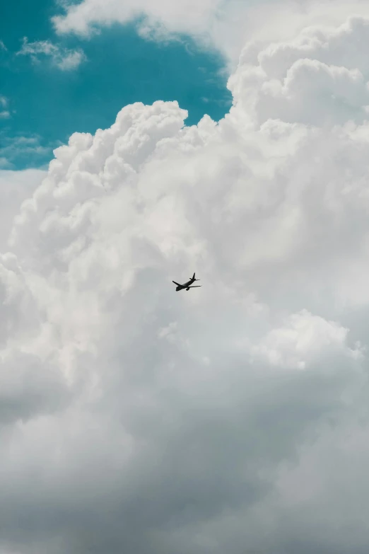 an airplane flying through a cloudy blue sky, pexels contest winner, 🚿🗝📝, profile image, instagram picture, video