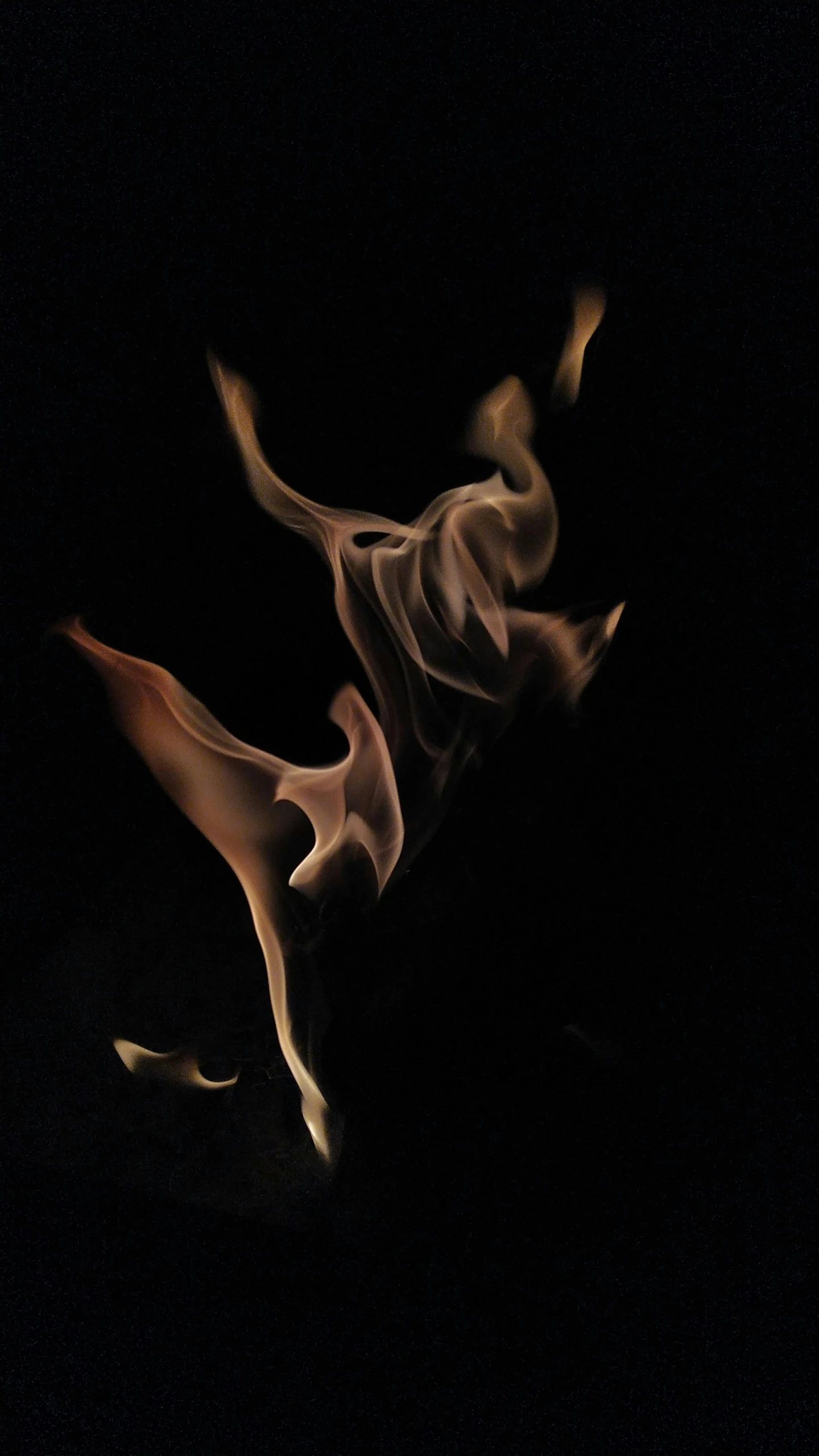 a person doing a trick on a skateboard in the dark, an album cover, by Dave Allsop, pexels, lyrical abstraction, smoke from the fire, a horned, ultrafine detail ”, on black paper