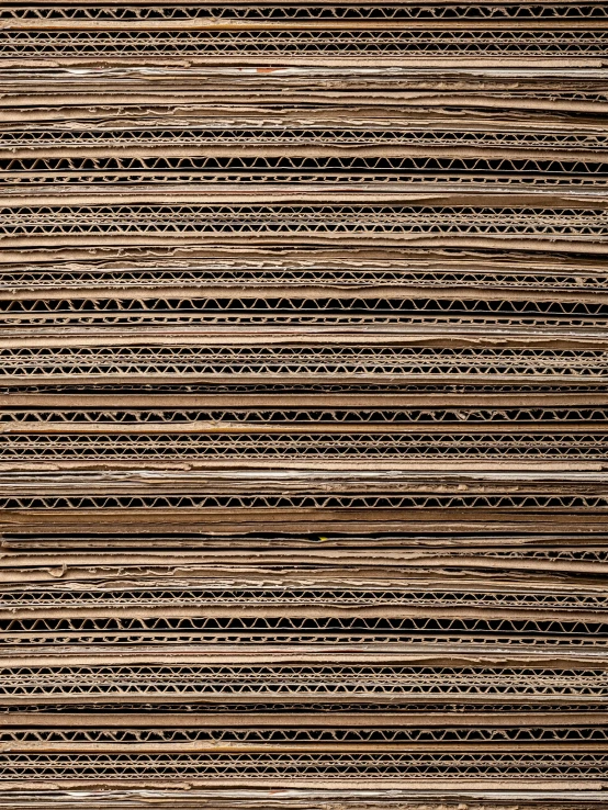 a stack of plywood boards stacked on top of each other, by Adam Chmielowski, paper texture 1 9 5 6, made of cardboard, strings background, striped