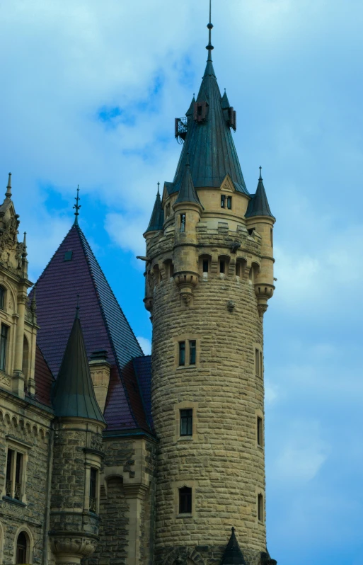 a tall tower with a clock on top of it, inspired by Gyula Aggházy, gothic castle, exterior, upclose, oh